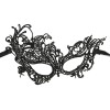 6pcs Máscara Para Mujer Encaje Carnaval Mardi Gras Disfraz Negro
