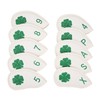 10 PCS Golf Club Head Covers Four Leaf Clover Pattern
