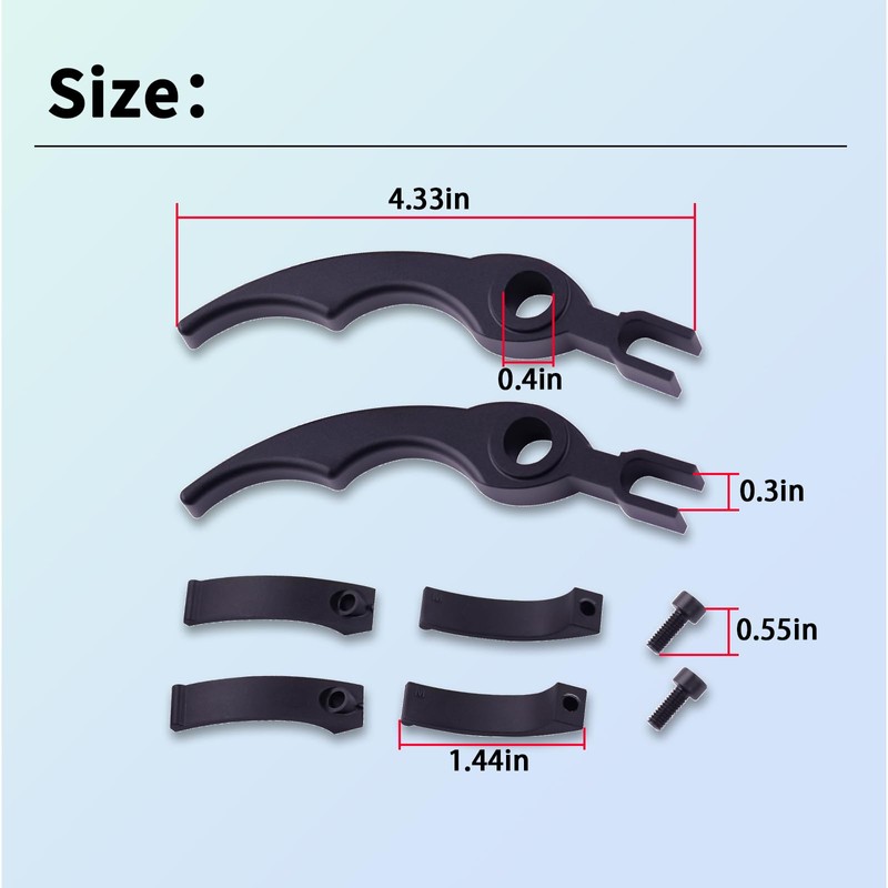 XTPTFABS Throttle & Brake/Reverse Levers Trigger Set Compatible with 2018+