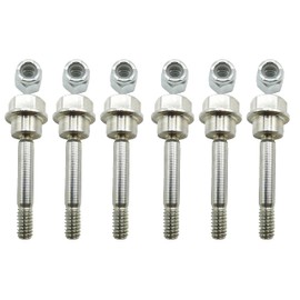 (Set of 6) 588077501 Snow Blower Shear Pin Bolt & Nut fits for Husqvarna 532179828 532187494 532188243 532192090 588077501 601001986 AYP 192090 ST2109 ST230