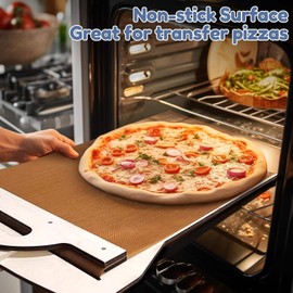 Sliding Pizza Peel, Non Stick Pizza Shovel, Wood Pizza Spatula, Super Magic Pizza Peel The Pizza Slider Paddle That Transfers Pizza Smart Slider Paddle, Kitchen Essential Baking Pizza Slider Paddle