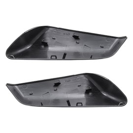 KYYET Driver & Passeger Side Gloss Black Mirror Cap Cover fits for 2018-2023 Chevy Equinox & GMC Terrain Top Half Mirror Covers