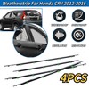 4Pcs Weatherstrip Window Moulding Trim Seal Belt Compatible with 2012-2016