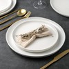 AmorArc Ceramic Dinnerware Sets, Wavy Rim Stoneware Plates and Bowls