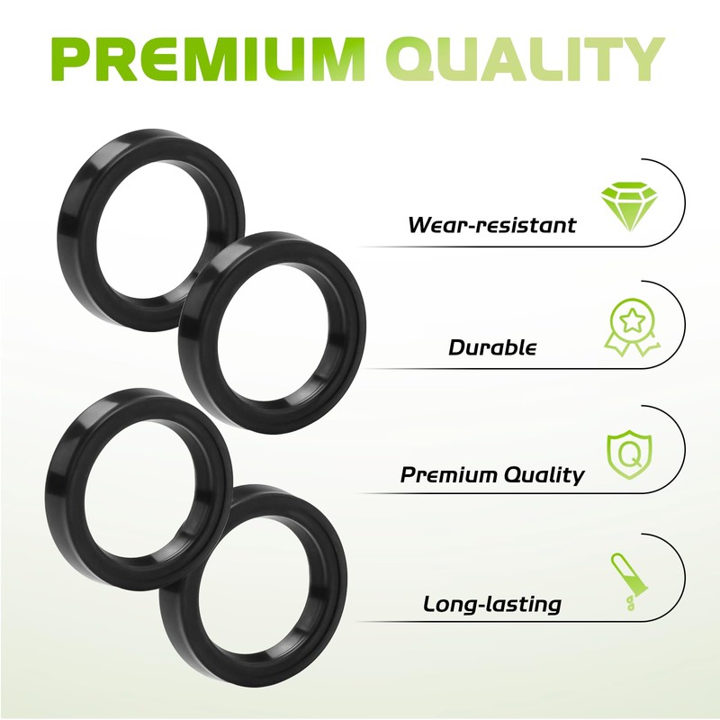 4 Pcs Silicone Connector Seals Gaskets Inlet & Outlet Seal