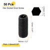 sourcing map 50Pcs Hex Socket Grub Screw, M5x12mm 304 Stainless