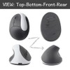 Urby Left Handed Mouse Wireless, Ergonomic, Vertical. Also As Left