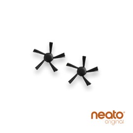 Neato Robotics Original Replacement Parts- Side Brushes (2-Pack), Black. Compatible with Neato D6, D7, D8, D9, D10 Robot Vacuums