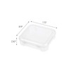 6" x 6" Portable Project Case, 8 Pack, Clear, Model