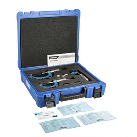 3 Pcs Outside Micrometer Professional Premium Tool Set ACCUD 0-1"/1-2"/2-3""Measuring Range Included 0.0001" Graduation