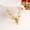 Deer Brooch Gold Elk Brooch Pin Animal Lapel Brooch Cute