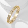 AIMADE 18k Gold Plated Lucky Clover Bracelet Bangle for Women