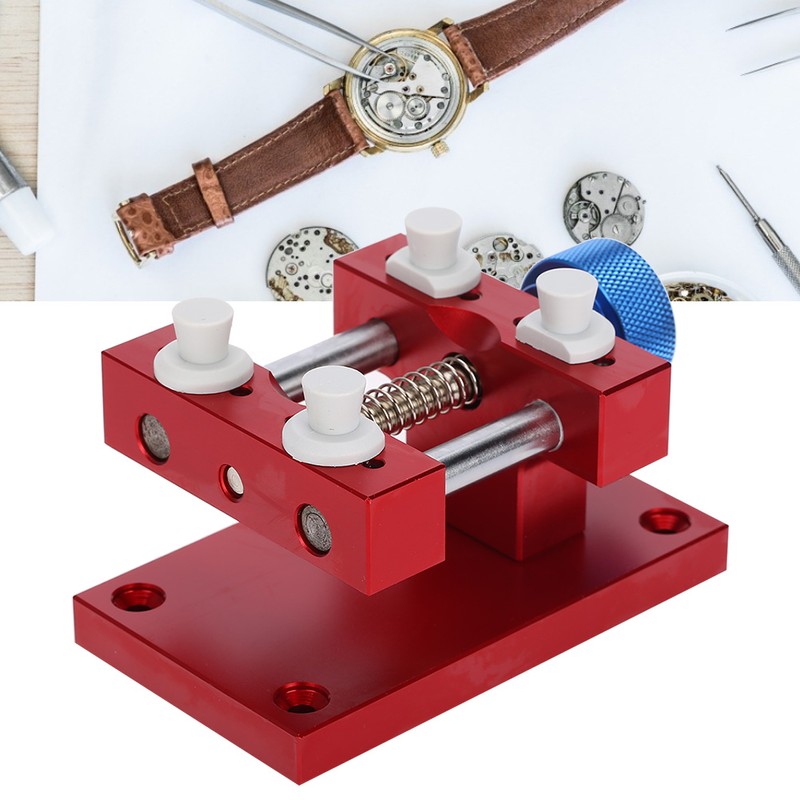 Metal Adjustable Watch Case Holder Watch Strap Remover Base Movement