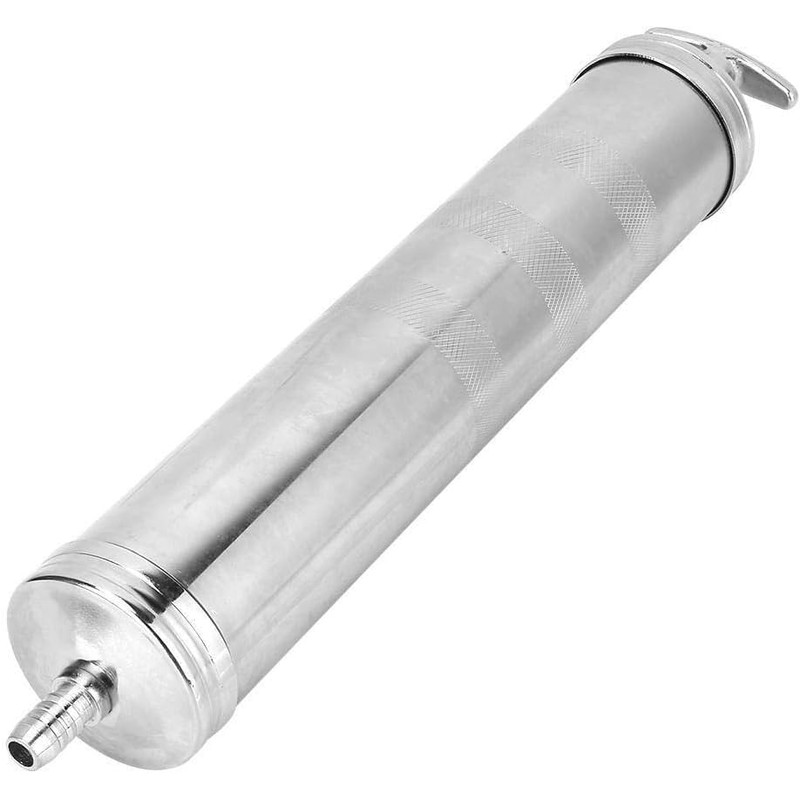 Autojack Manual Vacuum Oil Syringe, 500cc Aluminum Alloy Steel Transfer