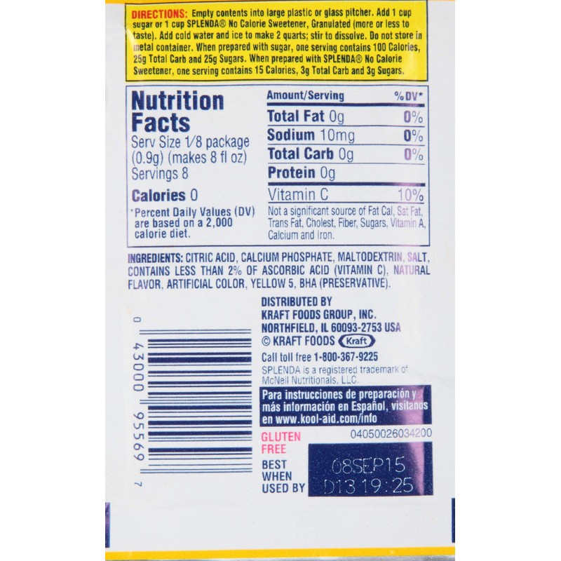 Kool Aid Lemonade Drink Mix (96 Packets)