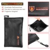 Pack of 2 Fireproof Document Bags 34 x 25 cm,