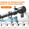 Curtain Rod Bracket for All Curtain Rods from 5/8" to