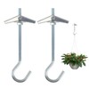 2Pcs Ceiling Hooks for Hanging Plants Wing Spring Toggle Hook