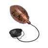 Iron Hollow Water Drop Lamp Solar LED Lantern Garland Garden