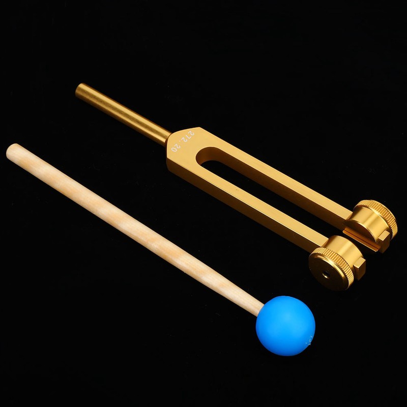 272.2HZ Aluminum Alloy Tuning Fork with Hammer Diagnostic Therapy Health