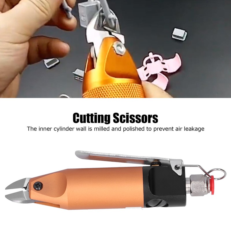 Pneumatic Scissors for Resin Hard Plastic Oblique Cutting Mini Air