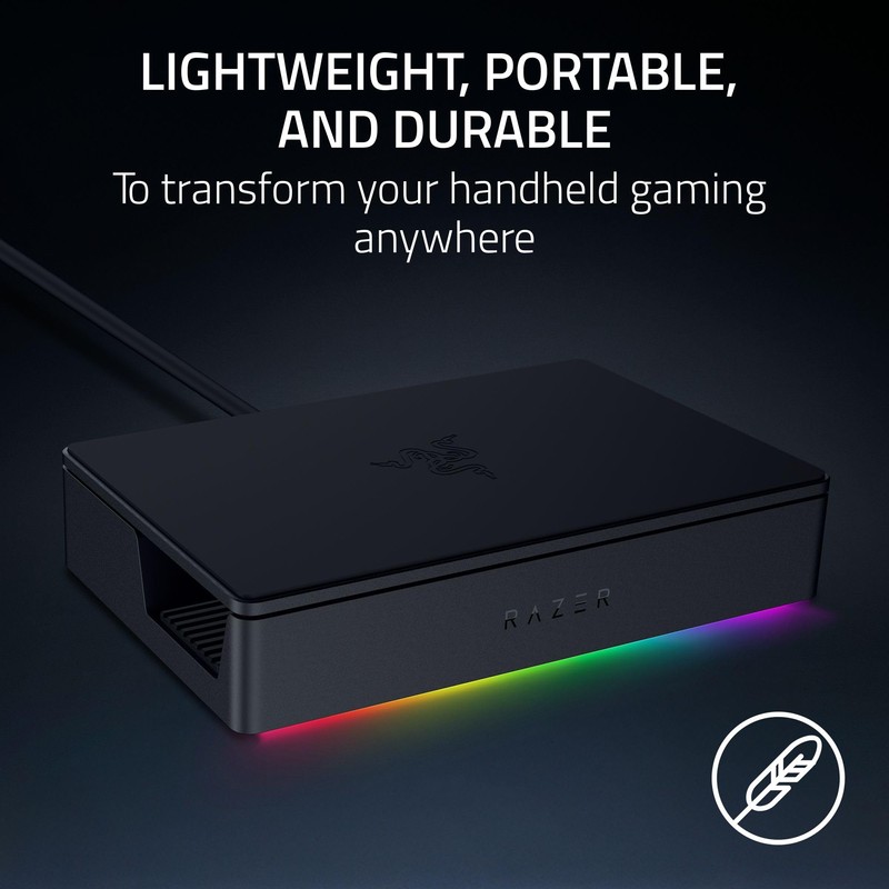 Razer Handheld Dock Chroma: Charging Hub & Expand Connectivity for