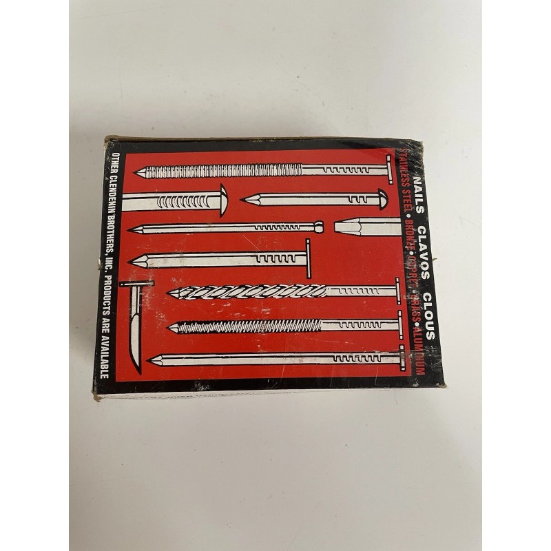 Clendenin Brothers Stainless Steel Trim Nails, 1 1/4”X #15, Sage