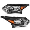 FINDAUTO Headlight Assembly Fits for Honda HR-V 2016-2018 Replacement Driver+Passenger