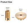 uxcell Worm Gear Set - 0.5 Module 60:1 Reduction Rate