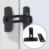 Barn Door Lock, 90 Degree Stainless Steel Latch Hasp Bending