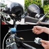 ZHjuju Cable Lock, 3digit Combination Lock Retractable Cable Lock Travel