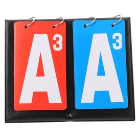 BESPORTBLE Portable Scorekeeper for Sports Flip Scoreboard for Basketball Tennis Badminton Easy to Use Durable Design for Indoor and Outdoor Activities