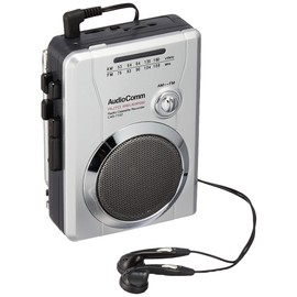 OHM AudioComm CAS-710Z Radio Cassette AM/FM Radio Program Recording