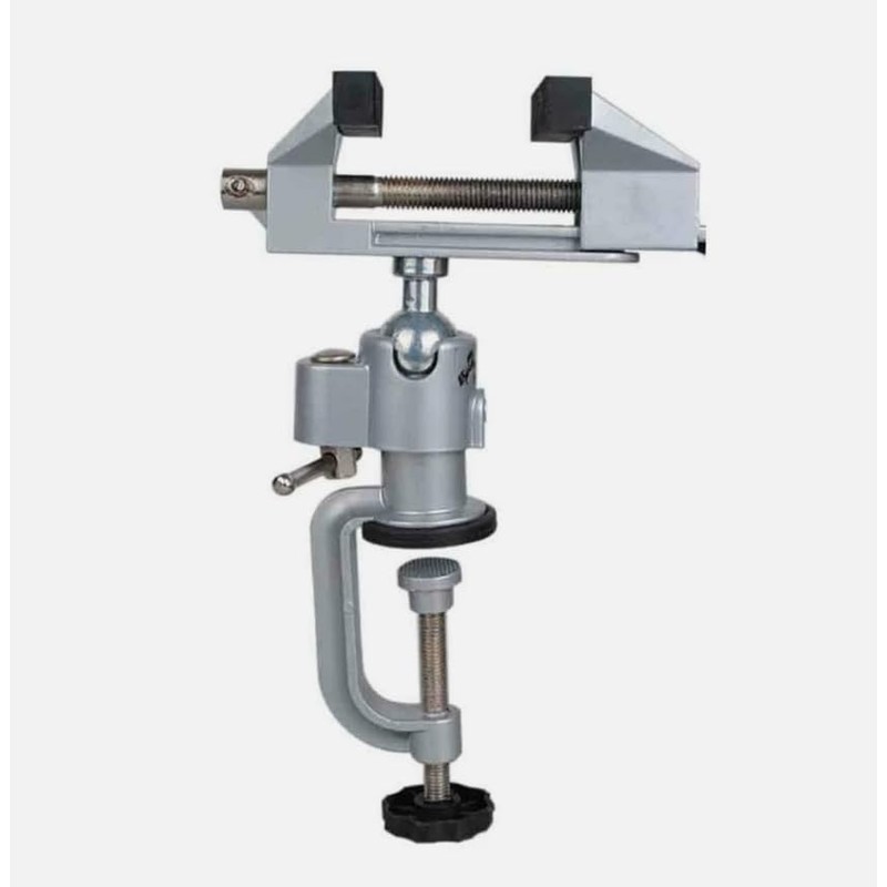 ZONADA 360° Rotating Table Bench Vise Aluminum Clamp for Hobby