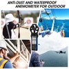 INFURIDER Handheld Anemometer, Anti-dust CFM Meter Wind Speed Meter with