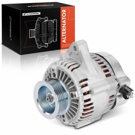 A-Premium Alternator Compatible with Honda Accord 1994-1997, Odyssey 1995-1997, Prelude 1993-1996 & Acura CL 1997 & Isuzu Oasis 1996-1997, 2.2L, 12V 90A 6-Groove Pulley Counterclockwise