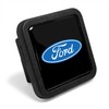 iPick Image for Ford Logo Black Rubber Heavy-Duty 2" Trailer