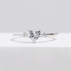 Meissa Heart Shape Diamond Ring for Women 925 Sterling Silver