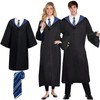 8-piece set magic robe, magician robe, wizard costume, wizard cosplay