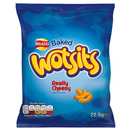 ( 32 Pack ) Walkers Baked Wotsits Really Cheesy Flavour Corn Puffs 22.5g