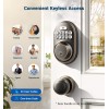 Veise Keyless Entry Door Lock, Electronic Keypad Deadbolt, Keyed Entry,