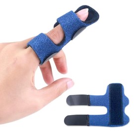Clcyricher Finger Supporter, Spring Finger Support, Finger Support, Finger Protection, Fits All Fingers, Metal Plate for Fixing, One Size Fits Most, Adjustable, Unisex, Finger Fixation