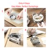 LoveDeal 6 Inch Large Dumpling Maker, Stainless Steel Empanda Press,