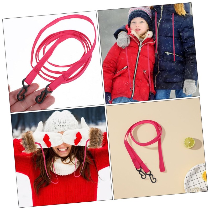 WHAMVOX Glove Lanyard Ski Glove Clips for Women Men Toddlers