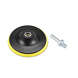 sourcing map 5 Inch Velcro Sanding Disc Sanding Polishing Pad M10 Drill Adapter for Random Orbital Sanders Polishing Buffer