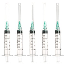 20 Pack Industry Lab Luer Lock Clear Plastic Dispensing Tool (5ml 0.8mm, 20)