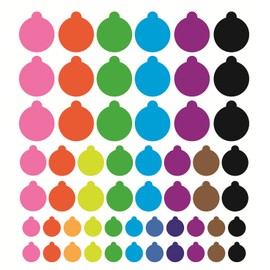 Webcam/Camera Cover Sticker,56pcs Colored Multi-Size Camera Cover Sticker