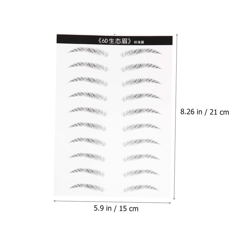 minkissy 3sets Eyebrow Makeup Tools Brow Tint Stencil Durable Eyebrow