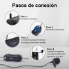 Micrófono Inalámbrico WinMix A1-2 Solapa y Diadema 2 Bodypack Negros