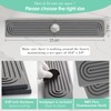 23.6'' Long Stone Faucet Mat for Kitchen Sink-Diatomite Quick Dry